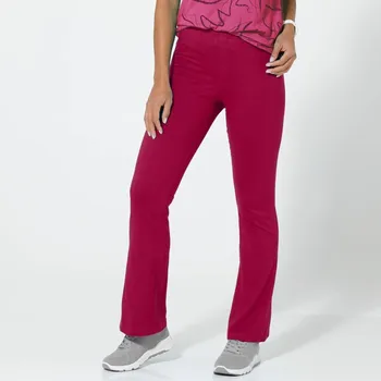 Dámské legíny Bootcut legíny třešňová 38/40