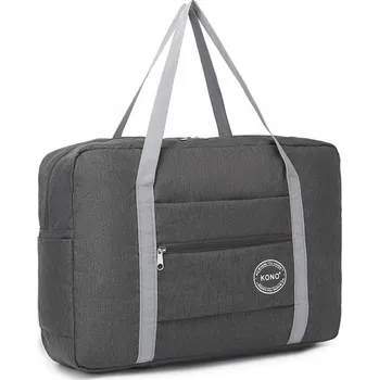 Cestovní taška KONO skládací voděodolná cestovní taška - 20L - tmavě šedá EQ2256-DGY