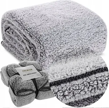 Prostěradlo Deka Eurofirany polyester 170 cm x 210 cm šedá