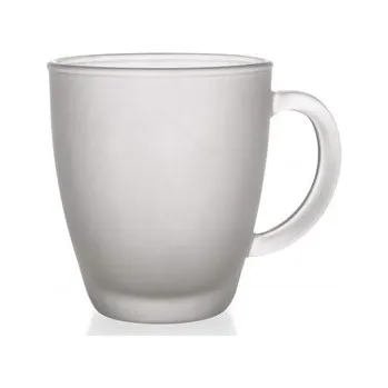 Skleněný hrnek Banquet LUCCA 360 ml matný