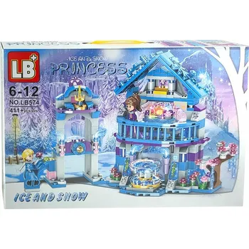 ostatní stavebnice STAVEBNICE ELZA SADA ELSA LEDOVÉ KRÁLOVSTVÍ FROZEN ZÁMEK 411dílů DÁREK