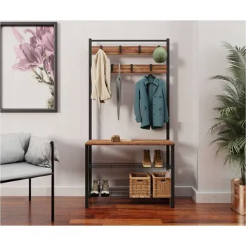 Předsíňová stěna Předsíňová stěna AUDREY, dub/černá