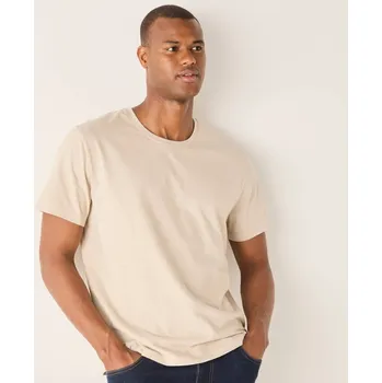 Sada 3 triček s kulatým výstřihem a krátkými rukávy bledě modrá+zelená+béžová mel. 97/106 (L)