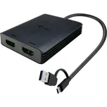 i-tec adaptér USB-A/USB-C - 2x HDMI 4K@60Hz