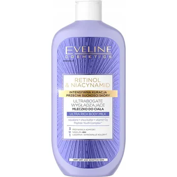 Tělový krém Eveline Cosmetics Retinol & Niacynamid intenzivně vyživující tělové mléko 350 ml