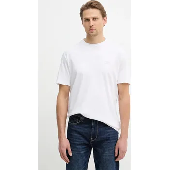 Pánská móda Tričko s příměsí hedvábí Guess M6RI49.KE722 bílá 00X, vel. M