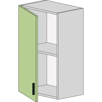 Kuchyňská linka Slevadoma Horní skříňka T-45-V Barva dvířek: wenge, Barva korpusu: dub tacho