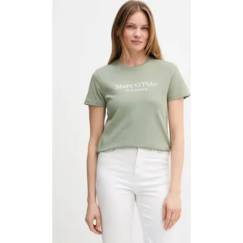 Pánské oblečení Bavlněné tričko Marc O'Polo 5000013298 zelená 78X, vel. S