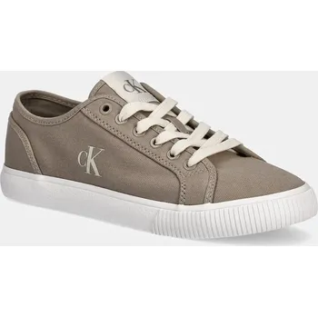 Pánské tenisky Tenisky Calvin Klein Jeans ESS VULC LOW MG CANVAS YM0YM01209 béžová 12X, EUR 44