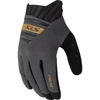 Cyklistické rukavice KELLYS Rukavice KLS CUTOUT LONG 022 anthracite S