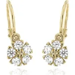 Zlatnictví U Kostela Dětské náušnice bílé kytičky 440B 719400457