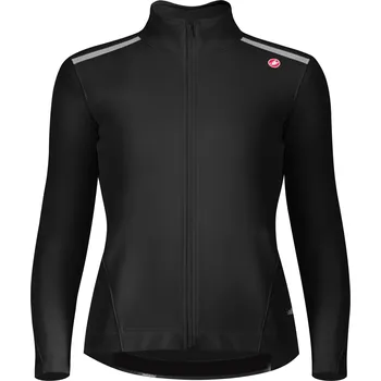 Cyklistická bunda dámská bunda Castelli Espresso Air W Jacket Light Black L