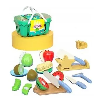 Dětská kuchyňka Zestaw do krojenia z koszykiem
