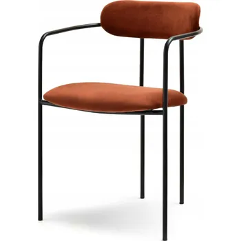 Jídelní židle Židle Mebel-Partner velur oranžová 1 ks