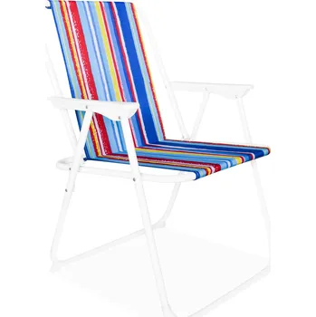 Zahrada Aga Skládací křeslo OXFORD MR2127 Barevné s pruhy
