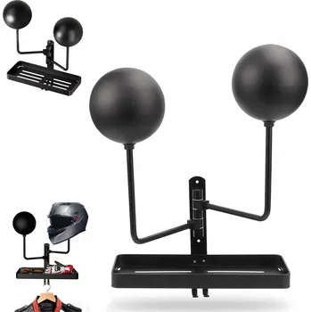 Držák na ručník DRŽÁK VĚŠÁK NA MOTOCYKLOVÁ PŘILBA, CYKLISTICKOU PŘILBU OTOČNÝ S HÁČKEM