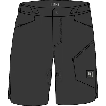 Cyklistické kalhoty volné kraťasy Maloja FuornM. deep black S