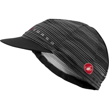 Čepice čepice Castelli Rosso Corsa Cap Light Black UNI