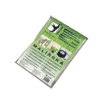 Den Braven Zakrývací fólie 4 × 5 m, MALÍŘSKÁ 20 m2 transparentní