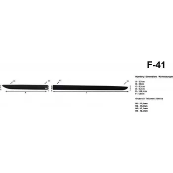 Lišta karosérie Lišty dveří Mitsubishi Outlander, 2012 ->, SUV