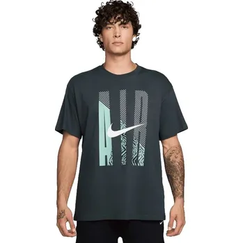 Pánské oblečení Pánské triko s krátkým rukávem NIKE-M NSW TEE M90 AIR HO25 SEAWEED Zelená M