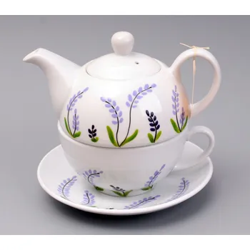 Čajová souprava Čajová sada - levandule