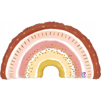 Balónek Duha Boho Rainbow 32" - 81 cm - BALENÍ