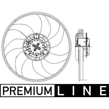 Chladič motoru Větrák, chlazení motoru MAHLE CFF 400 000P