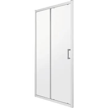 Sprchové dveře Novoterm Sprchové dveře do niky NV-Zoom 120, chrom/transparent - bez vaničky