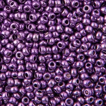 Dětské navlékací korálky PRECIOSA ORNELA Rokajlové korálky - PRECIOSA rokajl 10/0 Terra Metallic (18528) č. 241