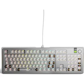 Klávesnice GLORIOUS GMMK 3 PRO 100% Barebones Wired Silver - US