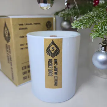 Svíčka Sójová vonná svíčka Prosecco Glow SOULENSIA 1 ks