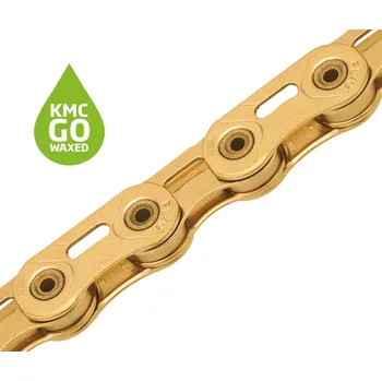 Řetěz na kolo KMC XSL FLAT TiN Gold 126 článků (Řetěz KMC XSL FLAT TiN Gold126 článků 12-/13)