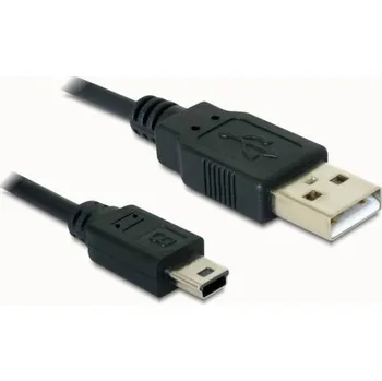 Datový kabel Delock kabel USB 2.0 A-samec > USB mini-B 5-pin samec, 1,5 metru