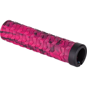 grip KELLYS Rukojeti KLS POISON SINGLE LockON, pink/black