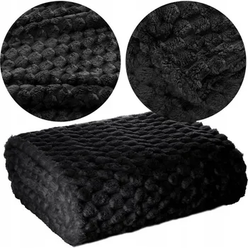 Prostěradlo Deka Eurofirany polyester 150 cm x 200 cm černá