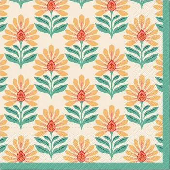 Papírový kapesník Paw Ubrousky PAW Dekor L (20ks) Ornamental Garden 615460