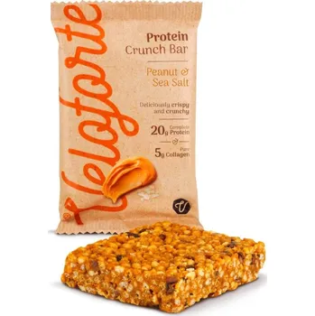 tyčinka Veloforte Peanut & Sea Salt Protein Crunch Bar s collagenem