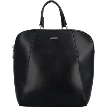 Městský batoh Pevný koženkový dámský městský batůžek Romantica, černá