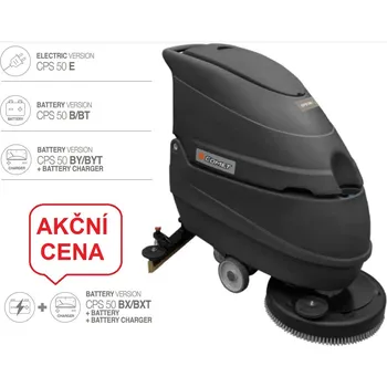 Podlahový mycí stroj Comet CPS 50 BY - Bateriový mycí podlahový stroj