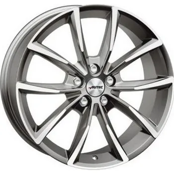 Disk Alu kola AUTEC astana titansilber poliert - titan/leštěné čelo 9x21" 5x112 ET35 66,6