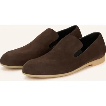 Pánské mokasíny Jil Sander Pánské Mokasíny, tmavě hnědá, 43