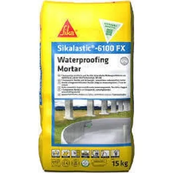 Sika Sikalastic®-6100 FX · Elastická cementová hydroizolační membrána · bílá