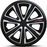 Kryty kol 16" GTR CARBON SILVER-BLACK černá-stříbrná sada 4 kusy