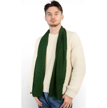 Šála Pashmii Pashmii 100% Kašmírová šála MINIMA zelená