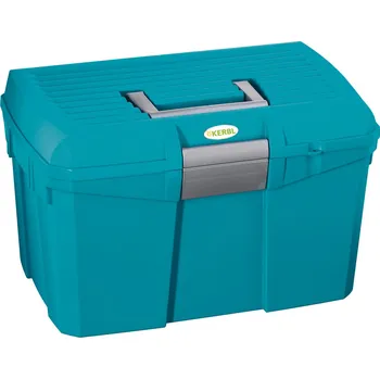 Pro koně Box na čistící potřeby SIENA barva Tyrkysová / šedá
