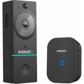 Domovní zvonek Evolveo Ringo RELAY, Wi-Fi, černá
