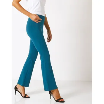 Dámské legíny Bootcut legíny s pružným pasem modrá 52