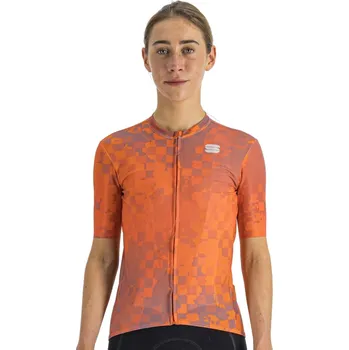 cyklistický dres dámský dres Sportful Rocket W Jersey Pompelmo Mauve L