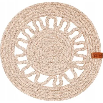 prostírání Prostírání na stůl 35 cm Boho béžové provázkové